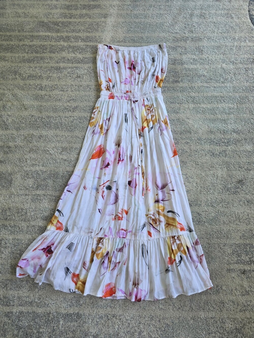 Fairy Woodland Floral Summer Maxi  Dress Sz XL